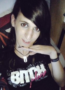 Those demonic eyes :o Bewitched!! >:D #emo #trap #tgirl #rawr