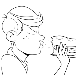 chillguydraws: Never challenge Lynn to a sandwich eating contest.