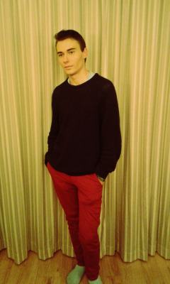 troye-lucien:  Before photoshoot.