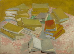 dappledwithshadow:  Vincent van GoghPiles of French Novels1887