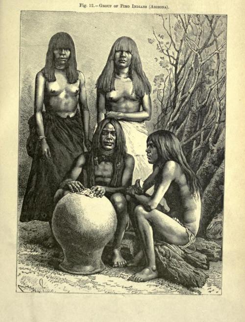 the-two-germanys:  Group of Pimo Indians (Arizona).The Earth and Its Inhabitants: North AmericaElisée ReclusNew York: D. Appleton & Co., 1890.