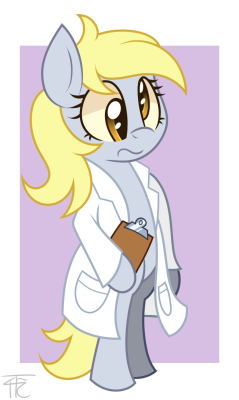 wildberry-poptart:  I wanted to see her in a lab coat. These