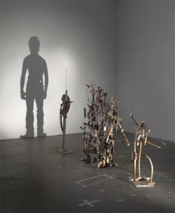 thegreenwolf:  taktophoto:  Shadow Sculptures by Tim Noble and