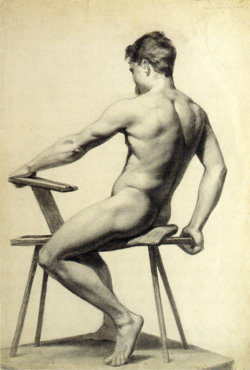 sculppp:  Ludwig von Hofmann (1861–1945)Seated male nude, 1886