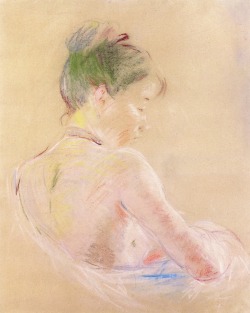 lonequixote:  Girl with Bare Shoulders ~ Berthe Morisot 