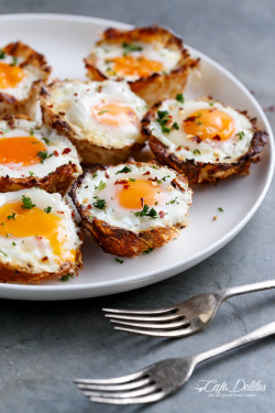 do-not-touch-my-food:  Hash Brown Egg Cups 