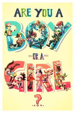 retrogamingblog:  Pokemon: Are you a boy or a girl?