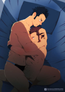 yaoihunk3:  Hug me and don’t let me go 