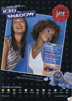 fuckyeahnostalgicbeauty:  Jane Iced Shadow Print Ad, 2002  There’s