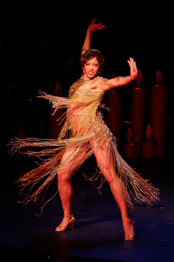 thegoldenglamazon:Photos from my award winning act “Gold Beads”.Photos