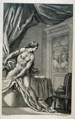 The Nude Male Bather Observed (18th century)_by Jeanne Deny