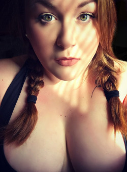 SexySteph1988 in double braids and perfect light
