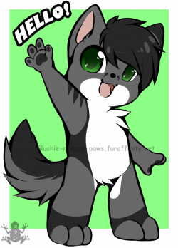 renakakib:  chibi Commission - Flint - by Slushie-Nyappy-Paws