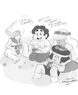 Sooooo…Steven and the G squad teaching Peridot about comapassion