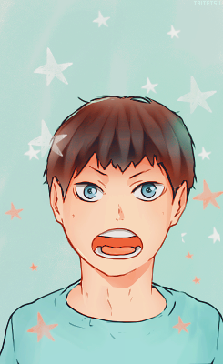 taitetsu:  I reaaaallly wannted to color baby Kags    ( ･⌄･