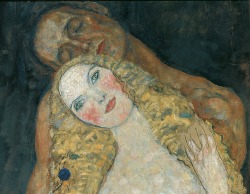 myfotolog:  Gustav Klimt, Adam and Eve, 1917 