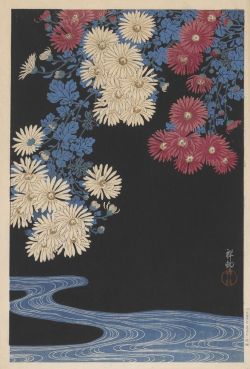 taishou-kun:  Ohara Koson 小原祥邨 (1877-1945)Kikka ni nagare