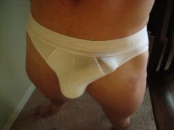 bigbroth4u:  A hard cock in tighty whities turns me on.  Think