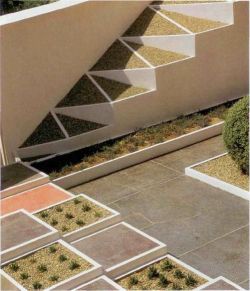 melissem: Cubist Garden, Villa de Noailles, Hyeres designed by