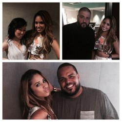 villegas-news:  Stopped by @hot97 ❤️🙌😁 @djkhaled @djenuff