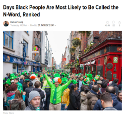 whyyoustabbedme:  1. St. Patrick’s Day 2. New Year’s Eve