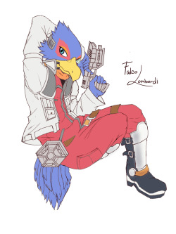 tenshi-cat:  silvernatto:  Falco colored version, considering