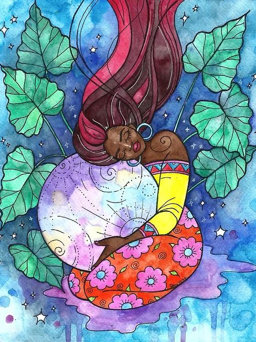 fyblackwomenart:    Danielle Boodoo-Fortune – Lunar Magic