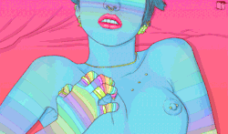 art-tension:  _Nsfw_Rainbows on Your Nether Regions by SuperPhazed 