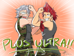 ashretics: i saw kiri with this camo outfit so… of course…