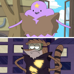 Who’s got more trashbag swag, LSP or Rigby? 