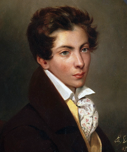 Eugène Delacroix -Portrait of Eugéne Berny d'Ouville