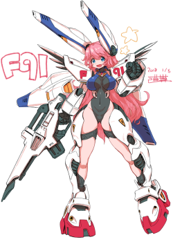 absolutelyapsalus:  F91 by DOFN [@michi_kuso]