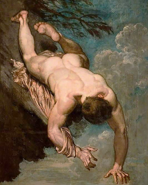 antonio-m:  “Manlius Hurled from the Rock” c.1818 by William