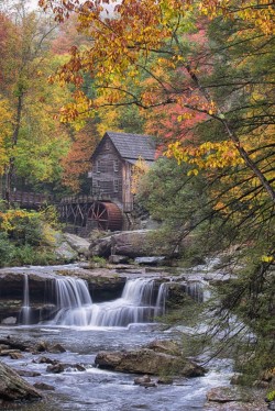 landture:  Glade Creek Grist Mill by mcyuga43 