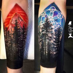 dubuddha-tattoo:  (via Forest Tattoos | Best Tattoo Ideas Gallery)