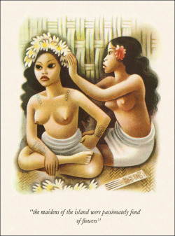 Illustration by Miguel Covarrubias, from Typee: A Romance of