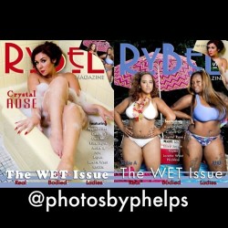 Going on sale friday.. @rybelmagazine  www.facebook.com/rybelmag the WET ISSUE!!!! it&rsquo;s a double cover filled with 10- sexy and dynamic shapely ladies from across the country .. all photographed by Photos By Phelps be sure to add us on instagram