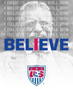 I. I BELIEVE.  I BELIEVE THAT.  I BELIEVE THAT WE WILL WIN.