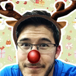 the-tiny-santa-and-reindeer:  I made some MarkiMoo icons this took a lot and the quality is terrible but what can I do Merry Christmas ^-^