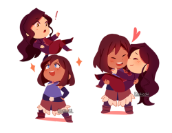 pockicchi:  korra loves to lift her gf twitter | ig  <3 <3