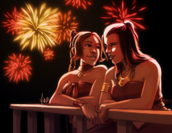 yinza: Sapphic September - Day 3: Fireworks Hey there sweet sugar