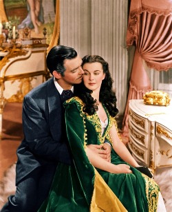 costumefilms:  Gone With the Wind (1939) - The green velvet dressing