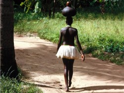 Giriama girl from Kenya.