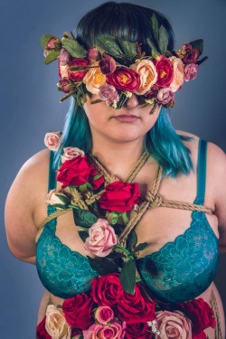 jellybeanwhore: 🌹🌹🌹  Model: me / Photo and rope: AmeliaRoslyn