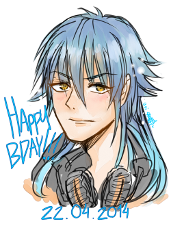 antiphona:   Happy Birthday Aoba! 22.04.2014  suPER FAST SKETCH