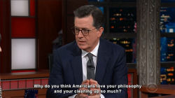 stuff-n-n0nsense: Shortly after this, Colbert said to her, “I