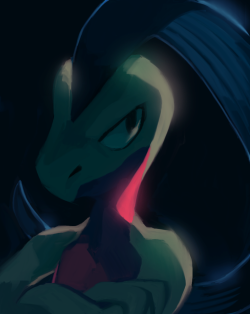 albastrix:  lighting experiment i did while thinking about pokemon