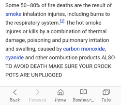 starklinqs:  Honestly seeing the smoke inhalation Wikipedia page