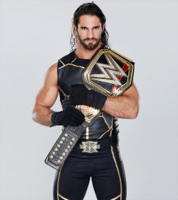 sethrollinsfans:  New Seth Photo with WWE World Heavyweight Championship