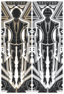 ron-guyatt:  Daft Punk - Gold & Silver These are my posters